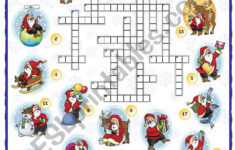 Christmas Worksheets Crossword Puzzles AlphabetWorksheetsFree