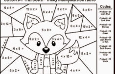 Color By Number Multiplication Best Coloring Pages For Kids