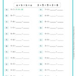 Commutative Property Of Multiplication Worksheets 2nd Grade Times