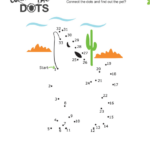 Connect The Dots Dog Math Worksheet For Kindergarten Free Printable