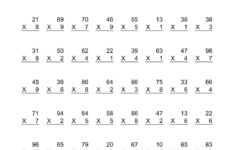 Cross Multiplication Word Problems Worksheet Times Tables Worksheets