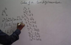Cube Of A 2 Digit Number Cube Numbers Math