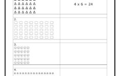 Determine The Multiplication Array Multiplication Array Worksheets