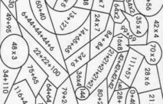 Dibujos Para Colorear Con Multiplicaciones Imagui Math Coloring