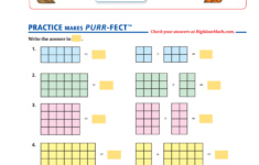 Distributive Property Multiplication 3rd Grade Worksheets Times