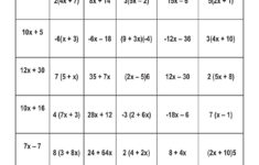 Distributive Property Multiplication 3rd Grade Worksheets Times