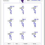 Division With Multi Digit Divisors