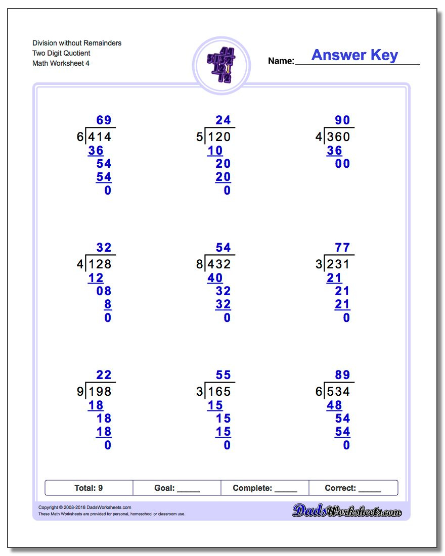 Division Without Remainders