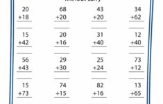 Double Digit Addition Without Carry KidsPressMagazine
