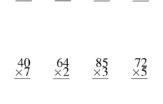 Double Digit Multiplication Worksheet Christmas Printable Worksheets