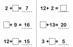 Download PDF Free Printable Addition Worksheets For Grade 1 Online