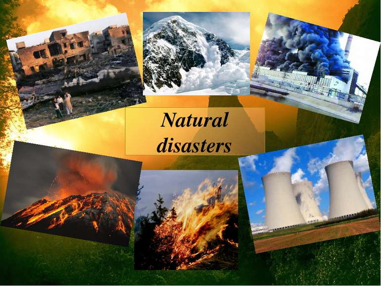  Ecological Problems Natural Disasters 