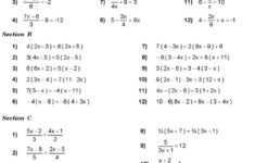 Eighth Grade Math Worksheets 8th Grade Math Worksheets Algebra