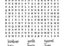 ESL Wordsearches