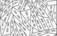 EXPERT Level Color By Number Orange Math Coloring Math Coloring