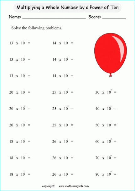 Exponents Worksheets 5th Grade Math Homework Exponent Worksheets 