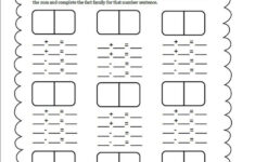 Fact Families Worksheets First Grade Activity Shelter