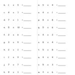 First Grade Class 1 Multiplication Worksheets Grade1to6