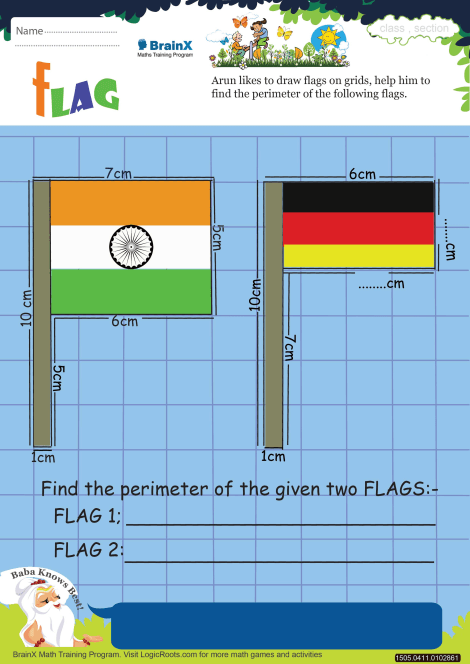 Flag Math Worksheet For Grade 4 Free Printable Worksheets