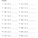 Fourth Grade Multiplication Worksheet EduMonitor