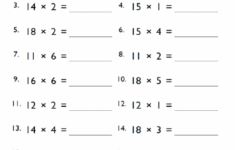 Fourth Grade Multiplication Worksheet EduMonitor