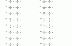 Fraction Division And Multiplication Worksheets Times Tables Worksheets