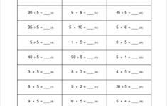 FREE 8 Sample Multiplication And Division Worksheet Templates In PDF