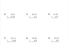 FREE 8 Sample Multiplying Decimals Vertical Worksheet Templates In PDF