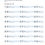 Free Blank Multiplication Worksheets For Grade 1 Template