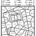 Free Color By Multiplication Code Worksheet Made By Teachers