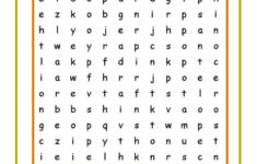 Free Easy Word Search African K5 Worksheets African Animals Easy
