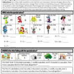 Free Mini Math Mystery For 1st Grade Addition Worksheet Game