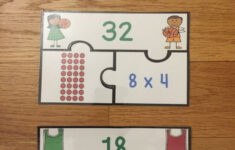 FREE Multiplication Game 3rd Grade Math Activity Puzzles