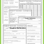 Free Parent Teacher Conferences Packet For 3rd 6th Grade Print And