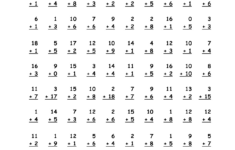 Free Printable Multiplication Timed Tests Free Printable