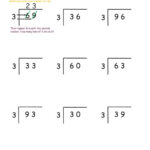Free Printable Worksheet Bus Stop Method Divide By 3 Homework Year 2
