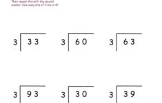 Free Printable Worksheet Bus Stop Method Divide By 3 Homework Year 2