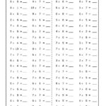 Free Times Table Worksheets Activity Shelter