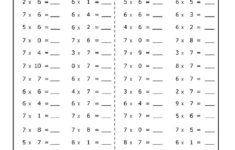 Free Times Table Worksheets Activity Shelter