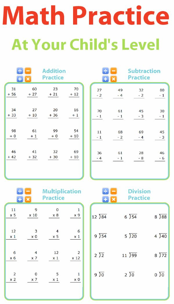 From Single Digit Addition All The Way Through 5 Digit Division You 