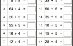 Fun Math Worksheets Division Free Printable Math Worksheets Division