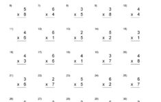 Grade 1 Multiplication Worksheets Printable Online