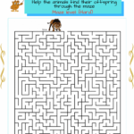 Grade 1 Science Activity Animal Shelter And Their Offspring Maze