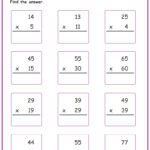 Grade 2 Multiplication Worksheets Www Grade1to6