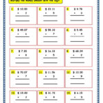 Grade 3 Maths Worksheets 10 3 Multiplication And Division With Money