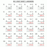 Grade 5 Multiplication Worksheets Free Printable Multiplication