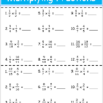 Grade 6 Multiplying Fractions Worksheets Free Worksheets Printables
