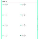 Grade 6 Multiplying Fractions Worksheets Www Grade1to6