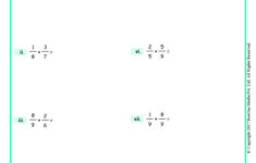 Grade 6 Multiplying Fractions Worksheets www grade1to6