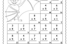 Halloween Multiplication Worksheet